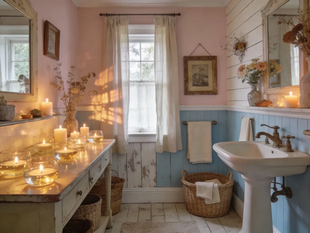 15 French Country Powder Room Ideas to Add Rustic Charm and Timeless ...